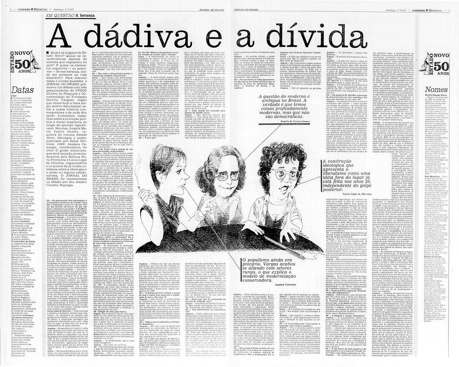 JORNAL DO BRASIL – Lúcia Lippi Oliveira